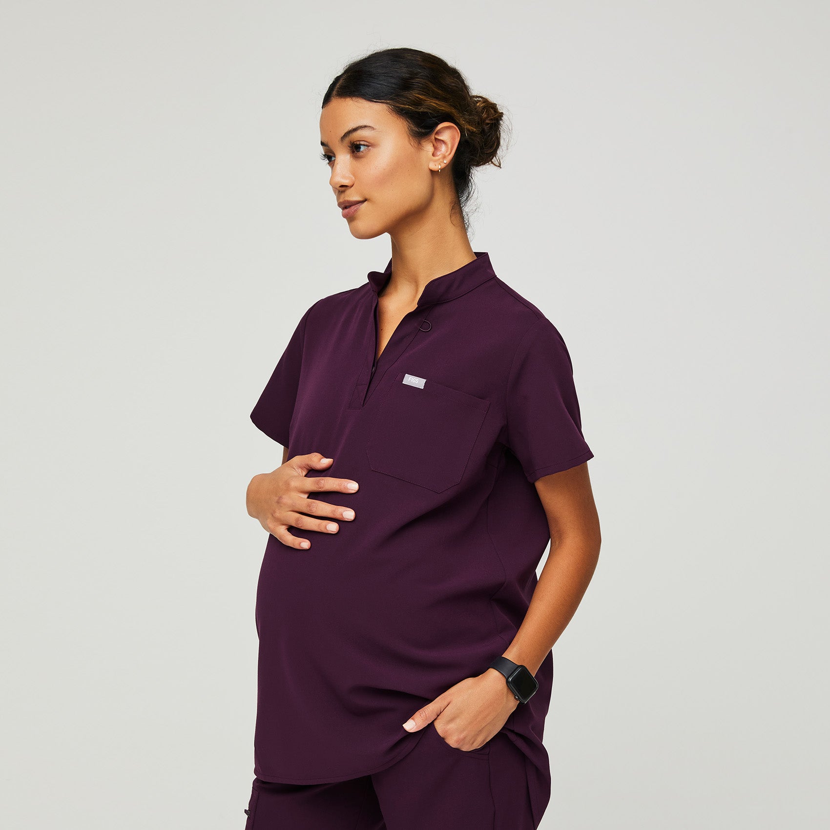 Women's Kitale Maternity Scrub Top · FIGS