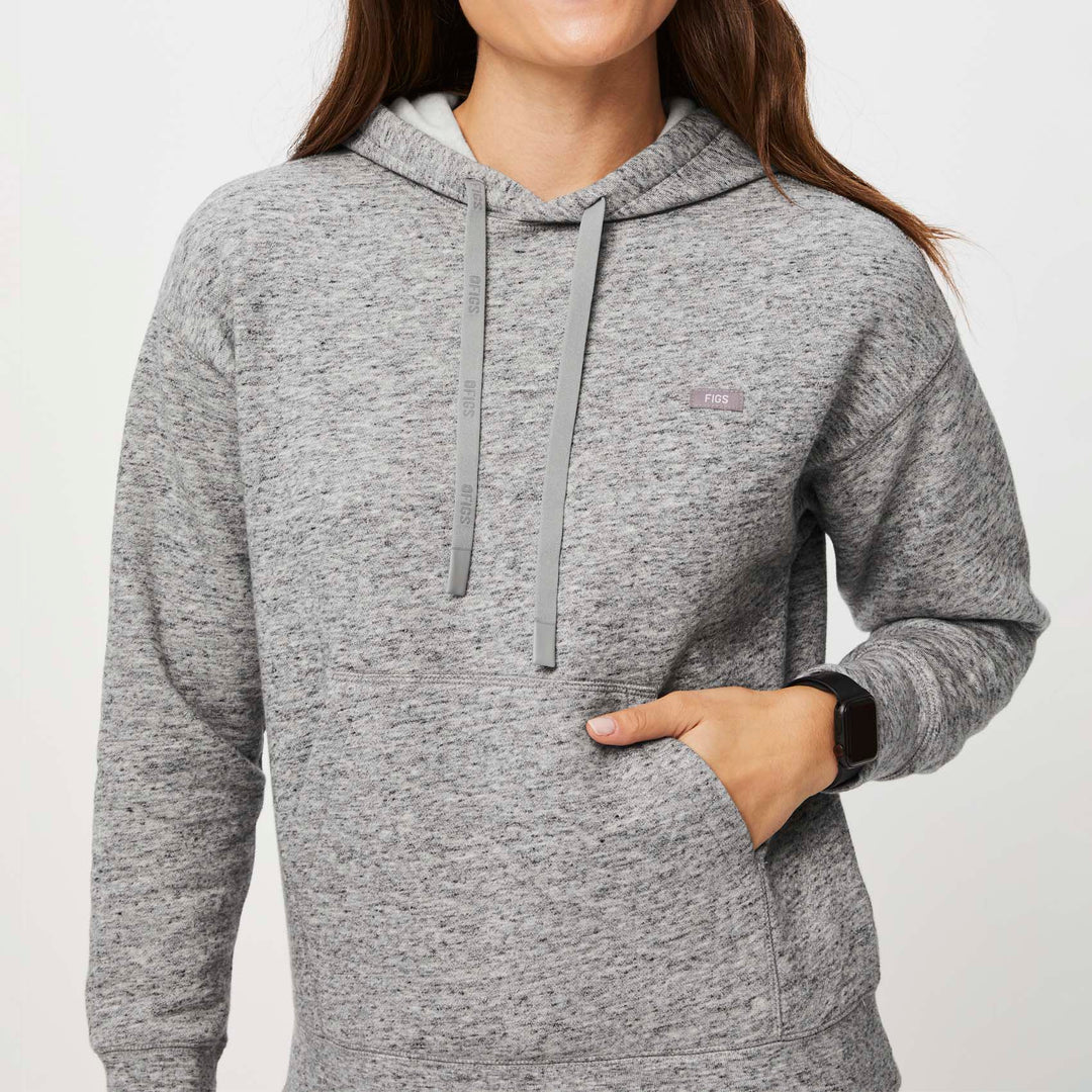 Women's OffShift Hoodie Sweatshirt™ Heather Grey · FIGS
